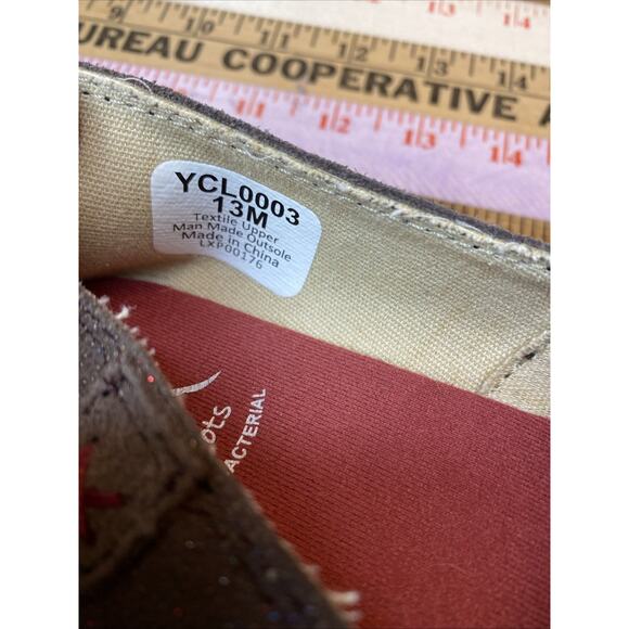 NEW Twisted X 13 Girls Brown Loafer Slip On Chocolate Shimmer Glitter Youth - Picture 11 of 14